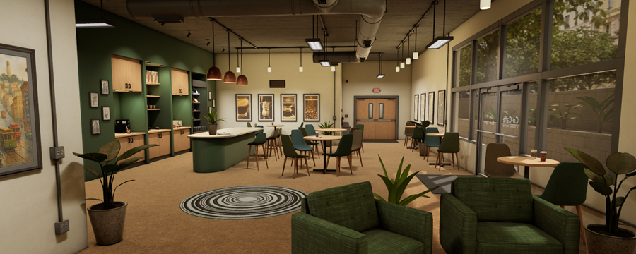 Cafeteria venue in Ovation