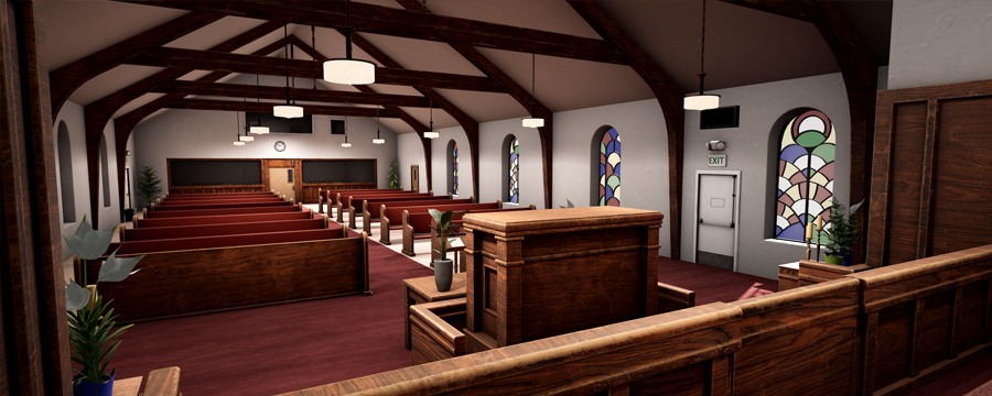 Church venue in Ovation