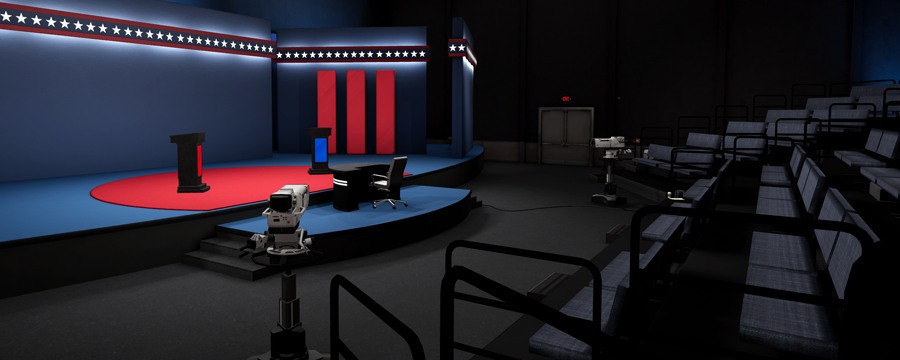 Debate Stage venue in Ovation